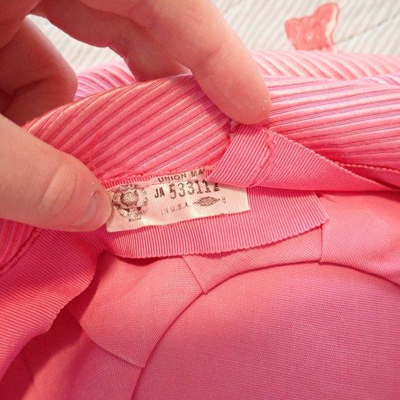 Adorable true vintage pink 60s hat! - Picture 4 of 6